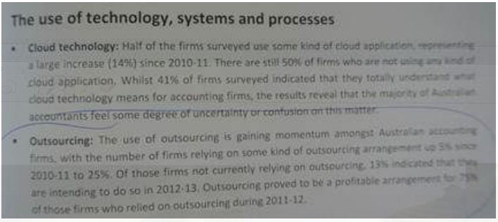 Outsourcing gaining momentum